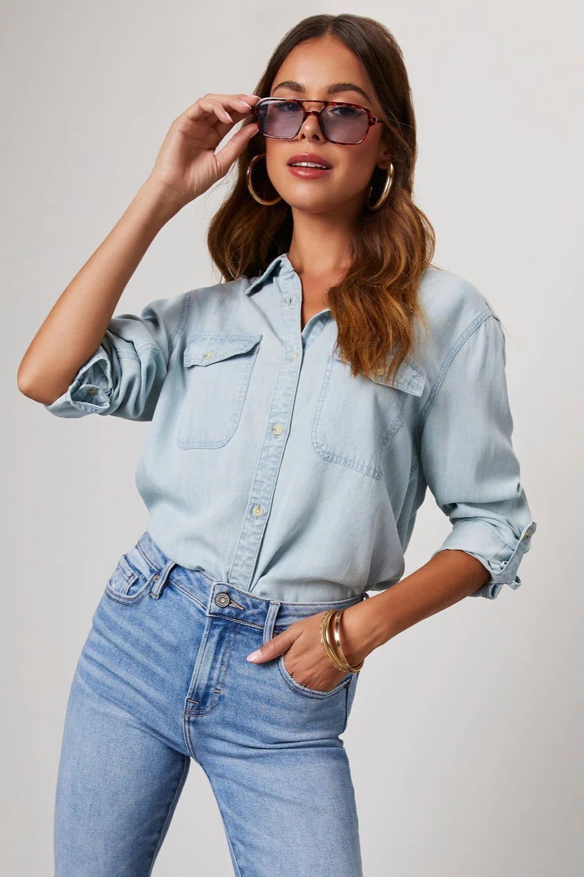 Ashley | Denim Shirt