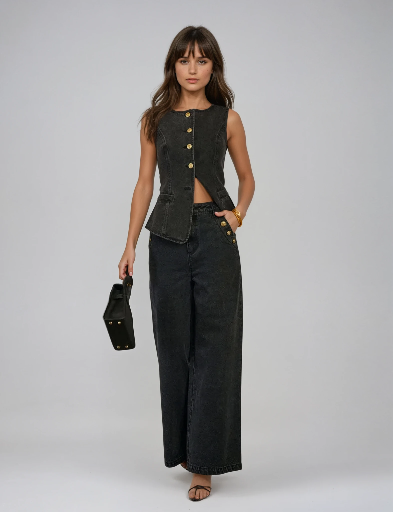 Amelia | Elegant Denim Set