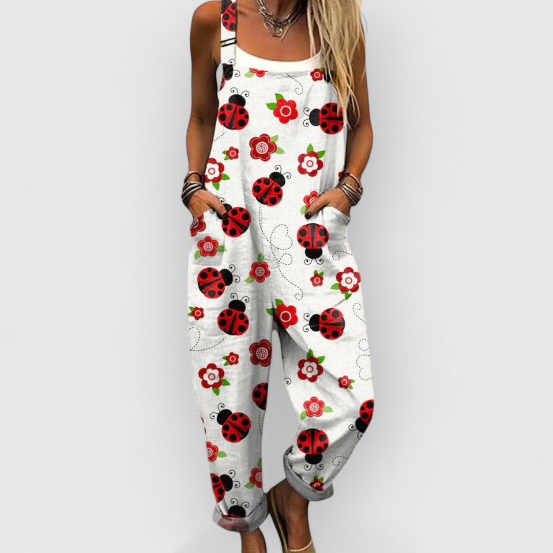 Josette | Happy Ladybird Dungarees