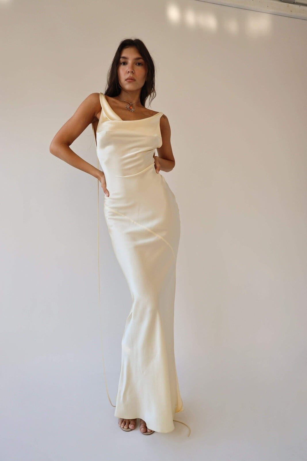 Charlotte | Elegant Satin Dress