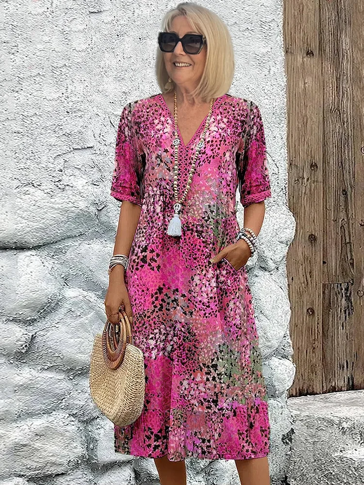 Moon - Stylish Floral Dress