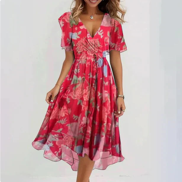 Matilde | Elegant Maxi Dress with V-Neck