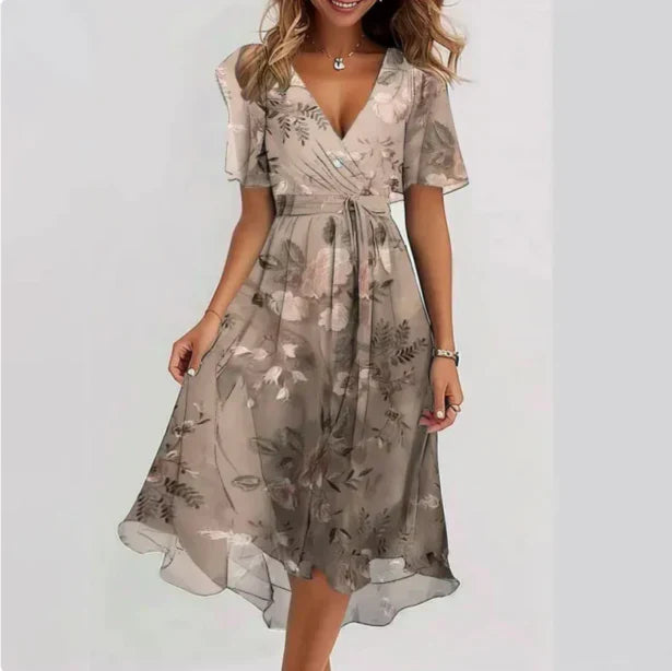 Matilde | Elegant Maxi Dress with V-Neck